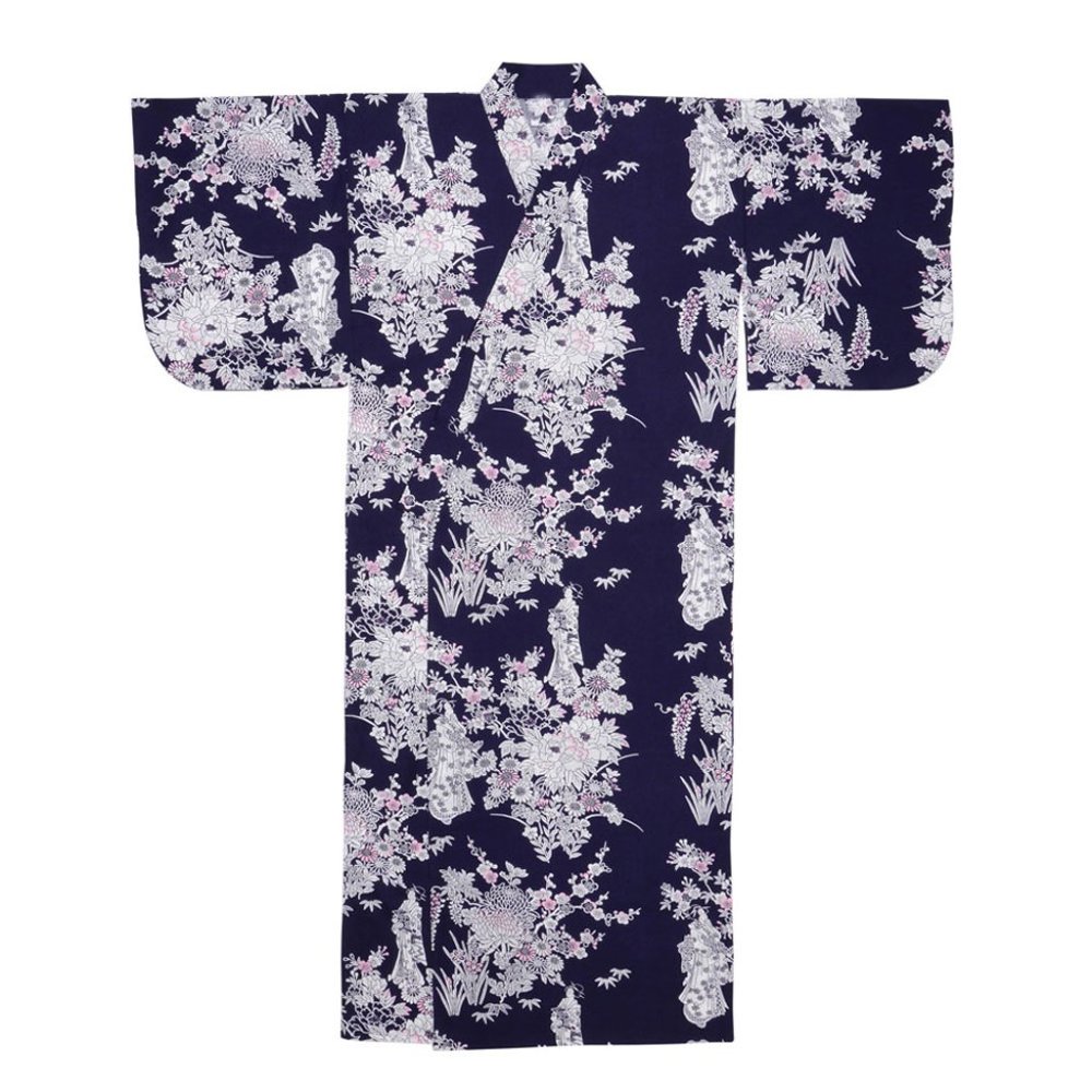 Peony and Beauty Japanese Yukata  (NEW) | 100% Cotton | 3 Sizes